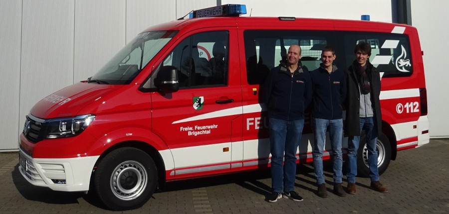 Mannschaftstransportwagens (MTW) für die Feuerwehr Brigachtal